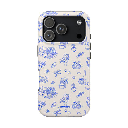 Cawaie Coastal Summer Blue MagSafe iPhone 17 Pro Case