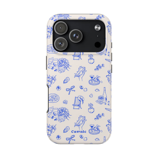 Cawaie Coastal Summer Blue MagSafe iPhone 17 Pro Case