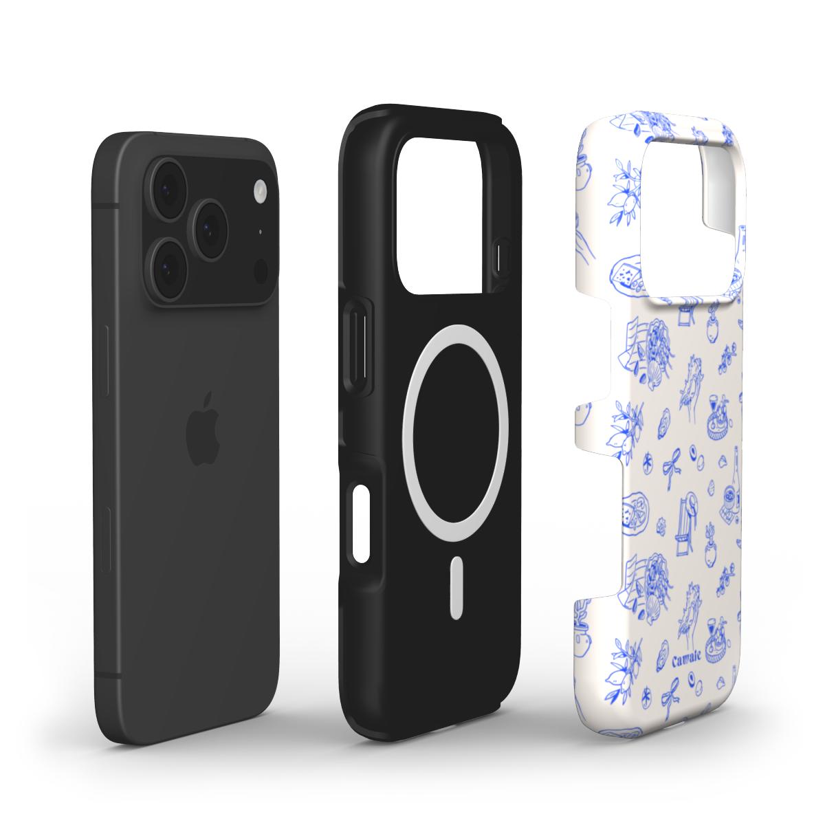 Cawaie Coastal Summer Blue MagSafe iPhone 17 Pro Case Beach