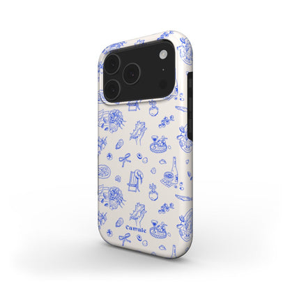 Cawaie Coastal Summer Blue MagSafe iPhone 17 Pro Case Riveria