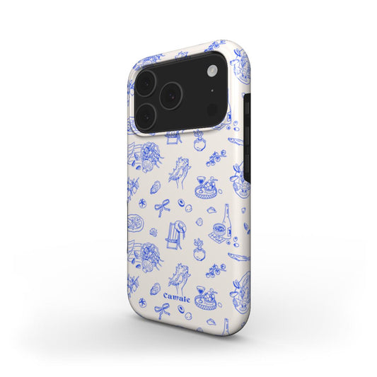 Cawaie Coastal Summer Blue MagSafe iPhone 17 Pro Case Riveria