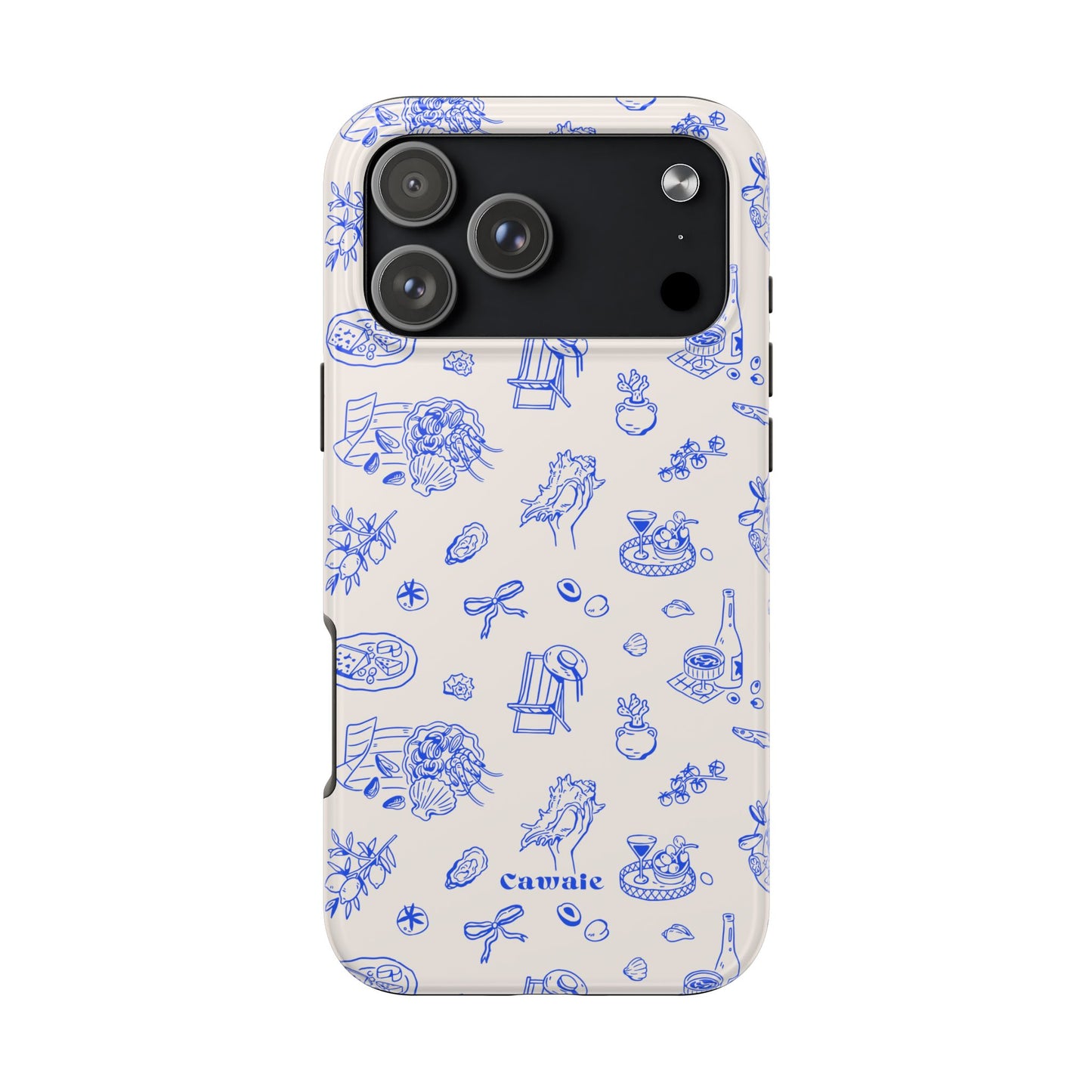 Cawaie Coastal Summer Blue MagSafe iPhone 17 Pro Max Case