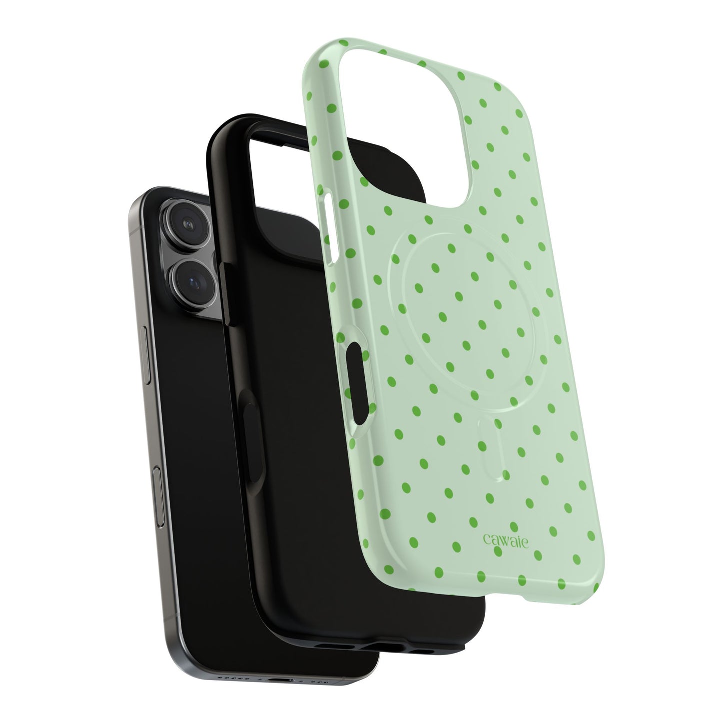 Cawaie Pistachio Polka Dot MagSafe Case iPhone 15 Pro  Phone case Green