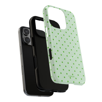 Cawaie Pistachio Polka Dot MagSafe Case iPhone 15 Pro  Phone case Green