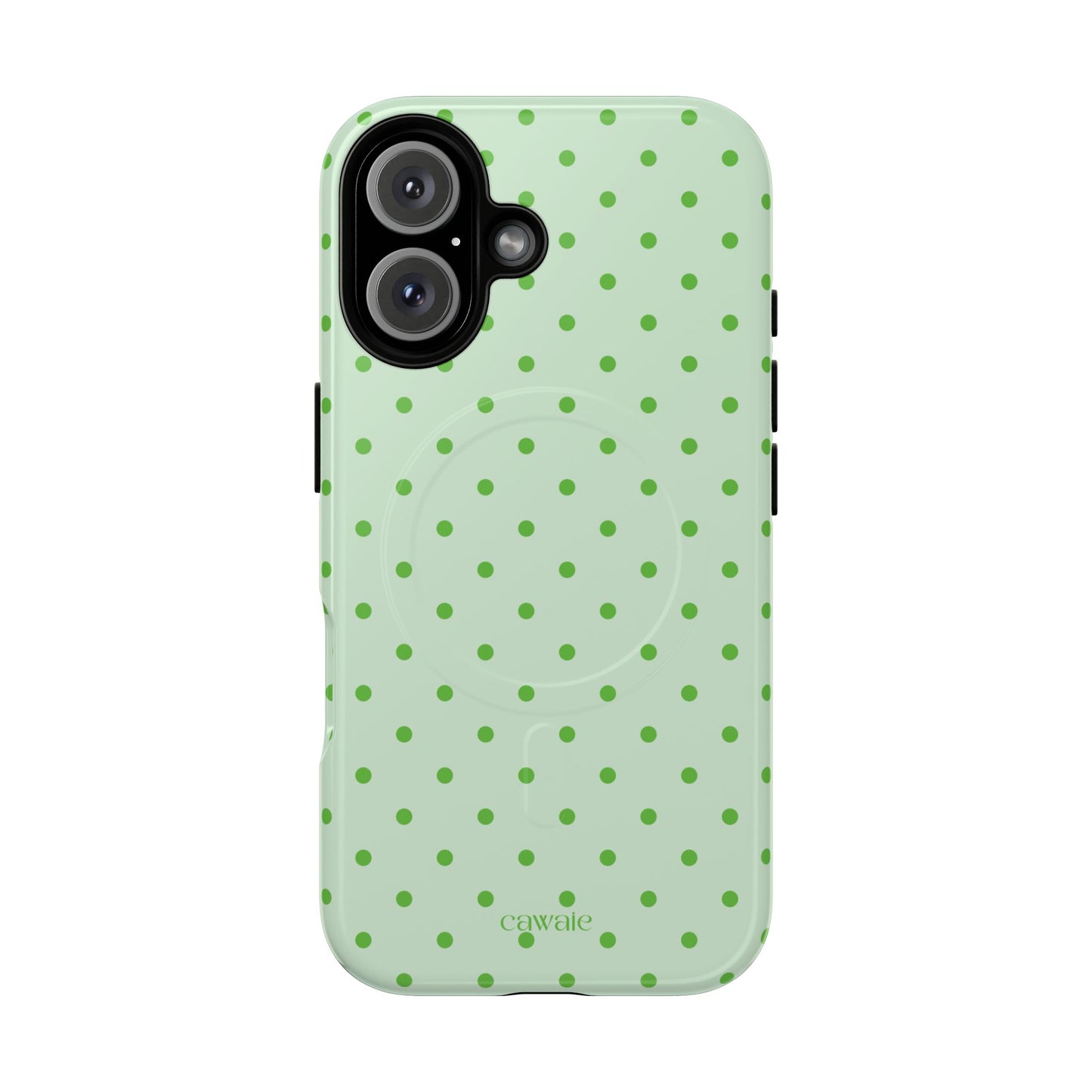 Cawaie Pistachio Polka Dot MagSafe iPhone Case 16 Phone case