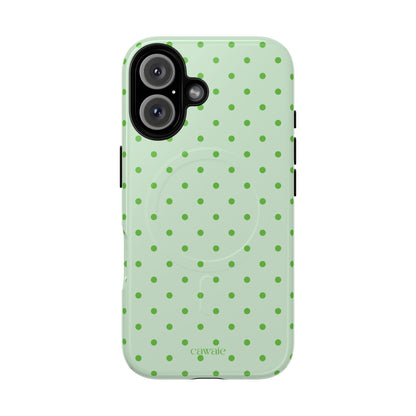 Cawaie Pistachio Polka Dot MagSafe iPhone Case 16 Phone case