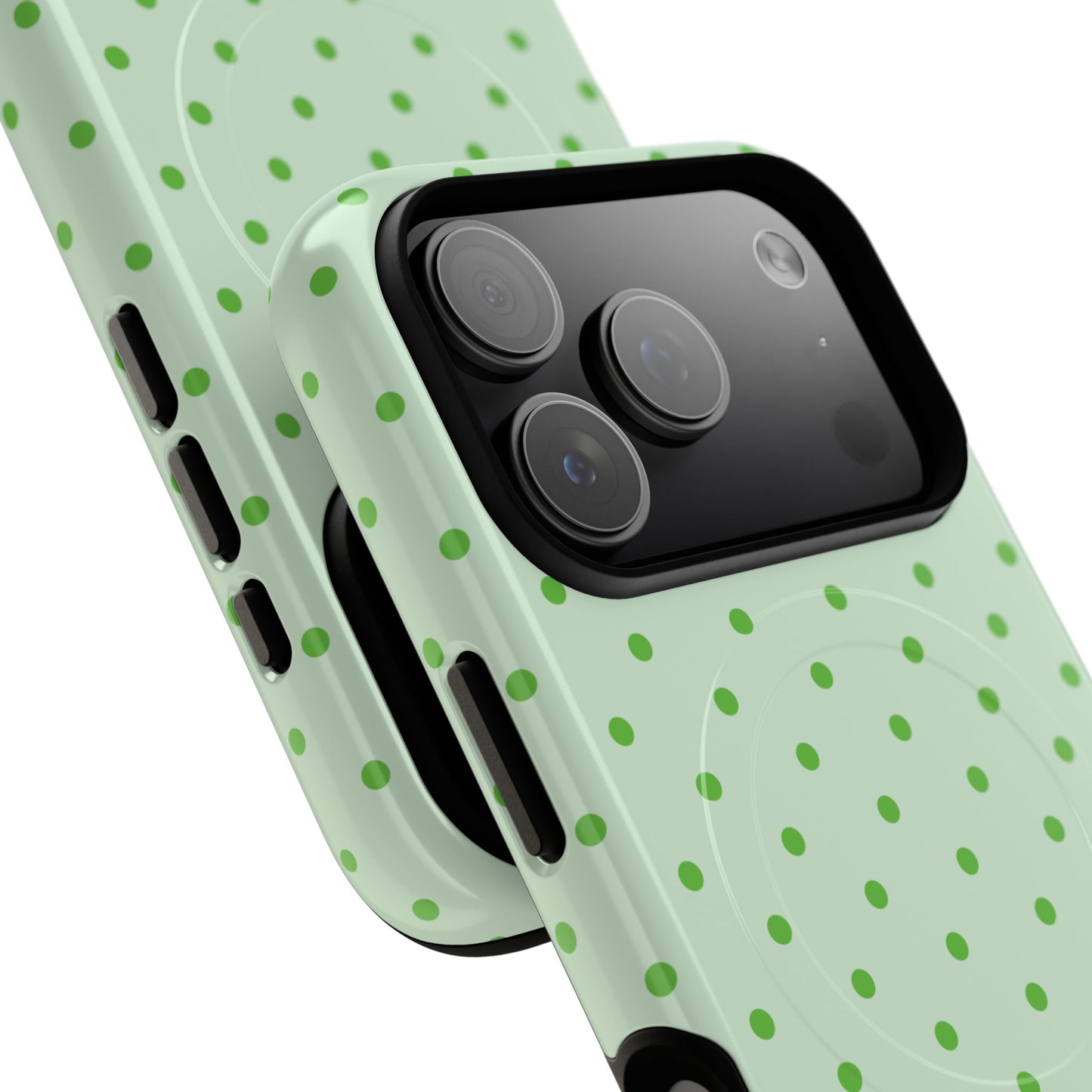 Cawaie Pistachio Polka Dot MagSafe iPhone Case 17 Pro Phone case Mint