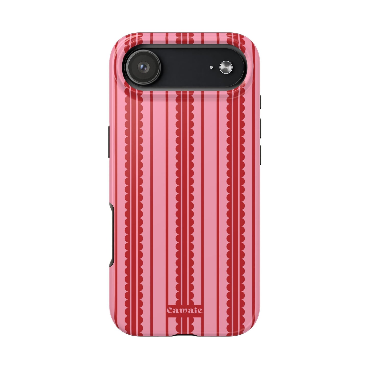 Cawaie Red Pink Stripe MagSafe iPhone 17 Air Case