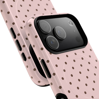 Praline Polka Dot MagSafe iPhone Case