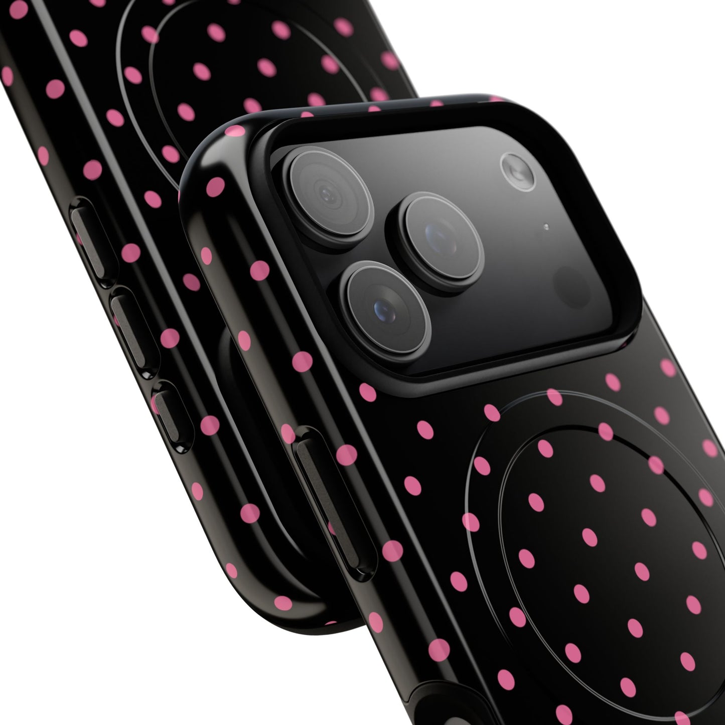 Midnight Polka Dot MagSafe iPhone Case