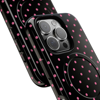 Midnight Polka Dot MagSafe iPhone Case
