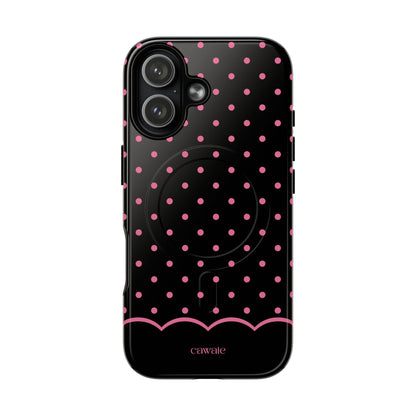 Midnight Polka Dot MagSafe iPhone Case