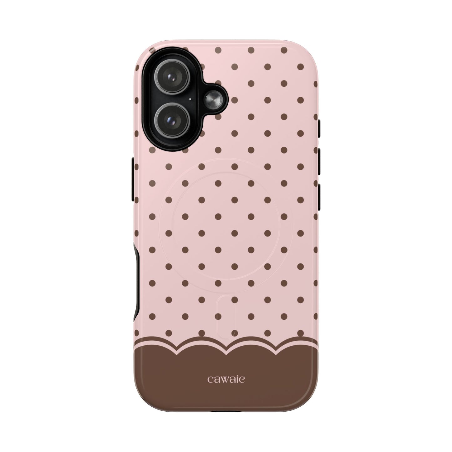 Praline Polka Dot MagSafe iPhone Case