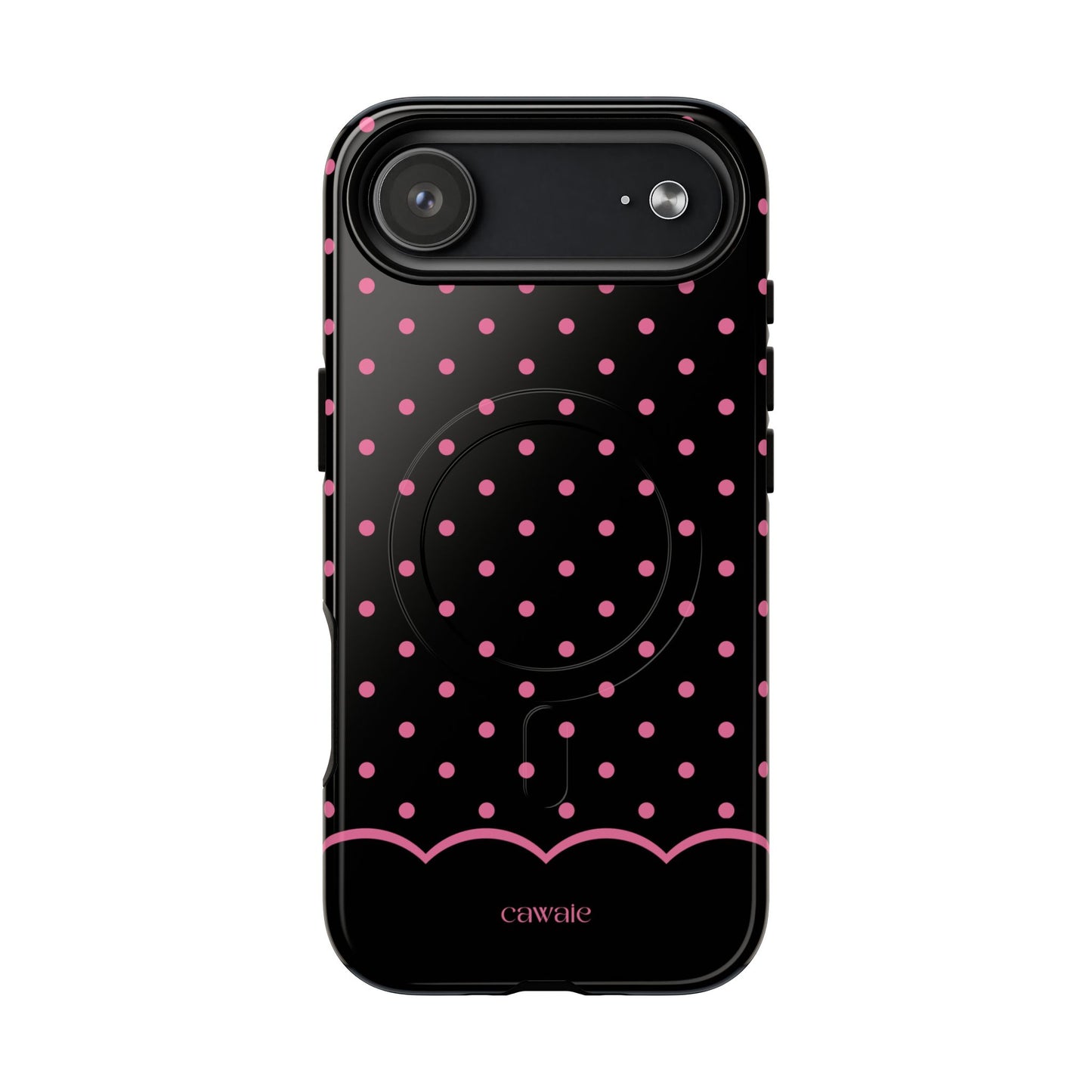 Midnight Polka Dot MagSafe iPhone Case