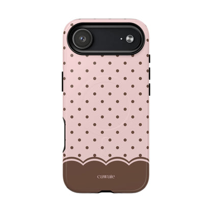 Praline Polka Dot MagSafe iPhone Case