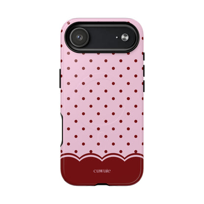 Strawberry Polka Dot MagSafe iPhone Case