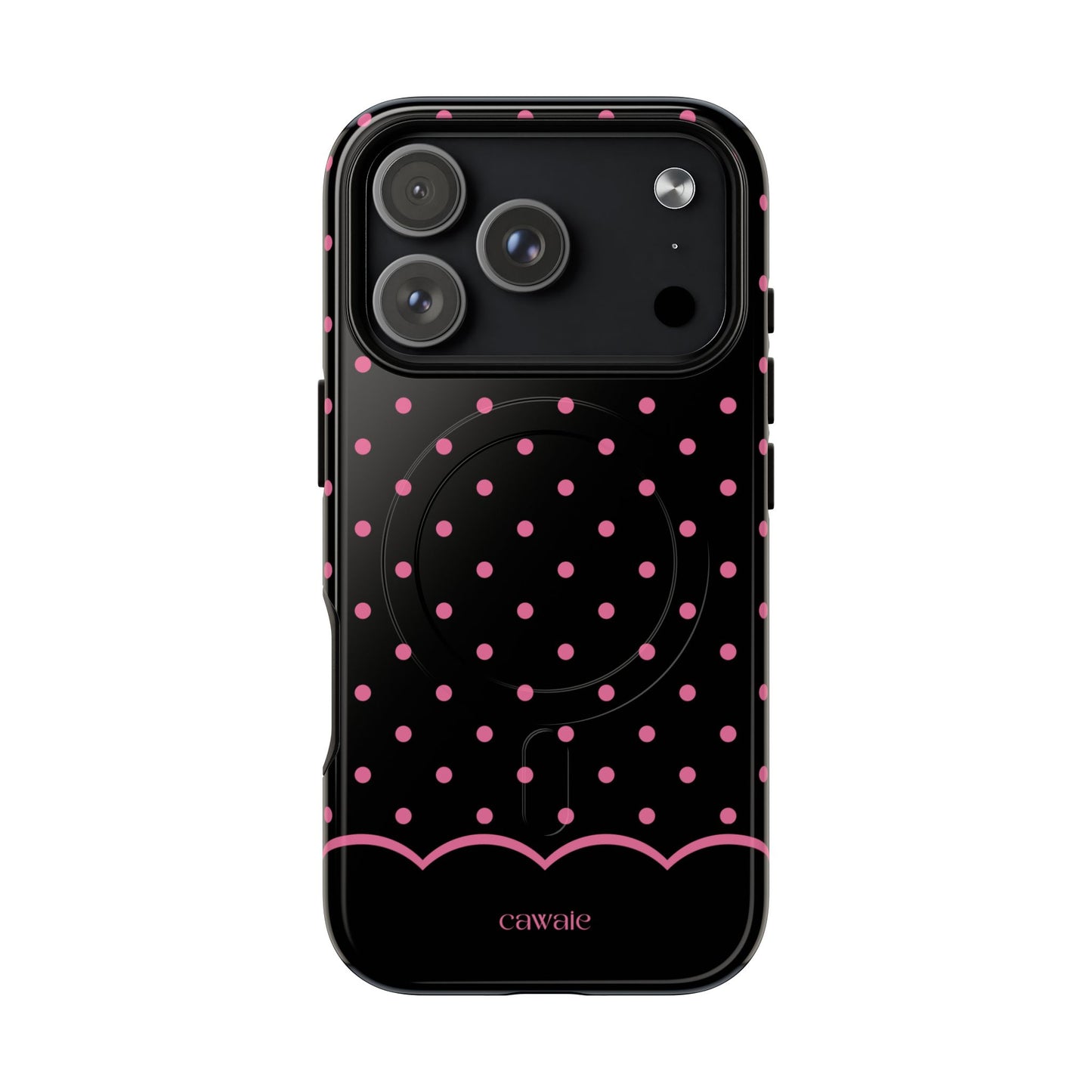 Midnight Polka Dot MagSafe iPhone Case