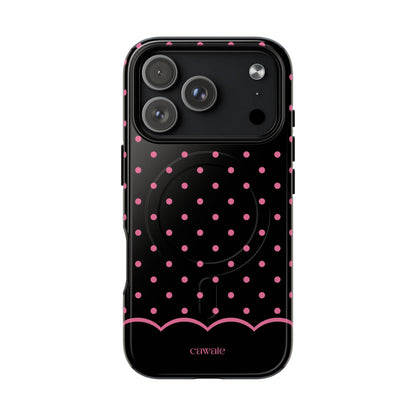 Midnight Polka Dot MagSafe iPhone Case