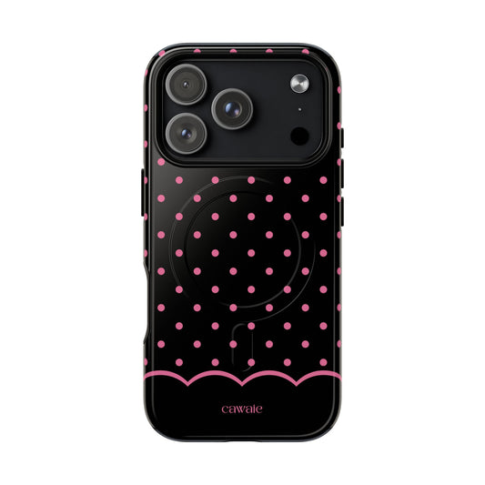Midnight Polka Dot MagSafe iPhone Case