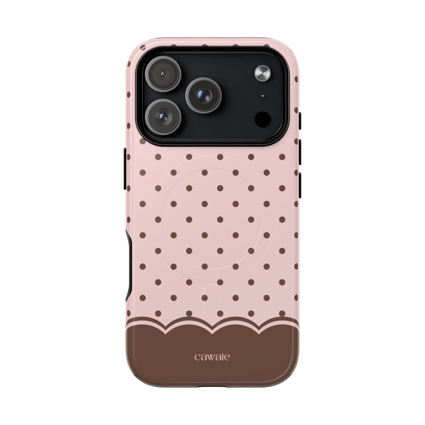 Praline Polka Dot MagSafe iPhone Case