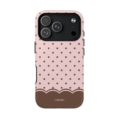 Praline Polka Dot MagSafe iPhone Case