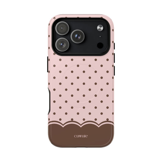 Praline Polka Dot MagSafe iPhone Case
