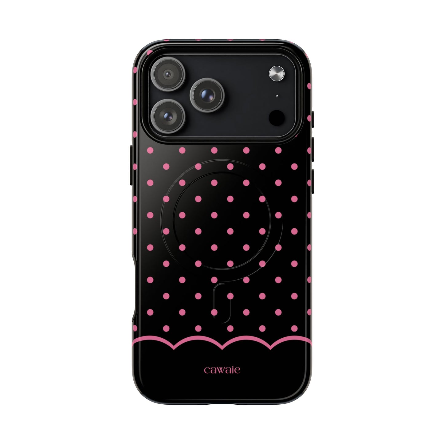 Midnight Polka Dot MagSafe iPhone Case