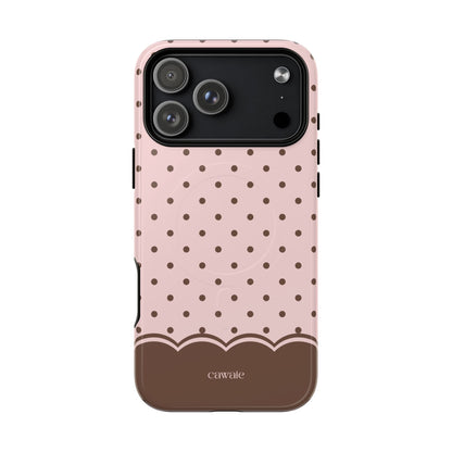 Praline Polka Dot MagSafe iPhone Case