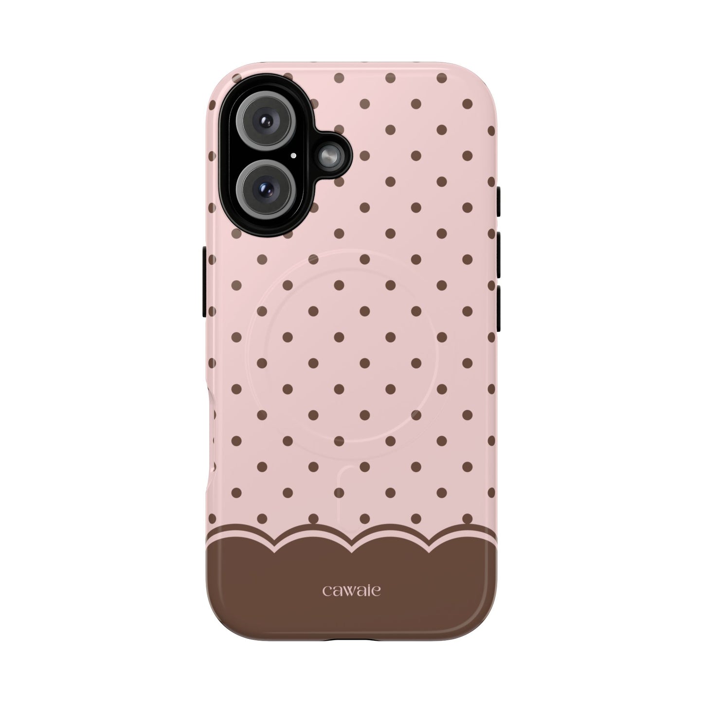 Praline Polka Dot MagSafe iPhone Case