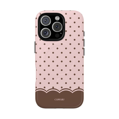 Praline Polka Dot MagSafe iPhone Case