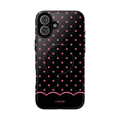Midnight Polka Dot MagSafe iPhone Case