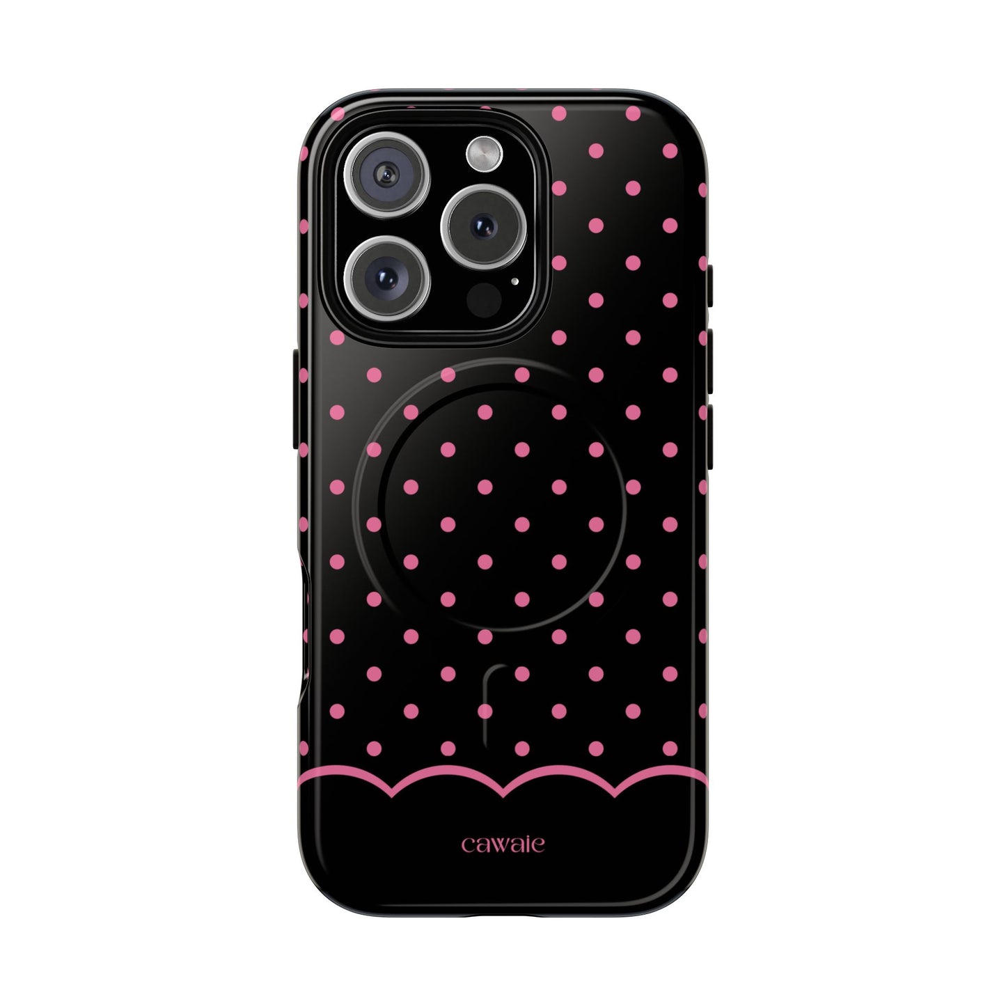 Midnight Polka Dot MagSafe iPhone Case