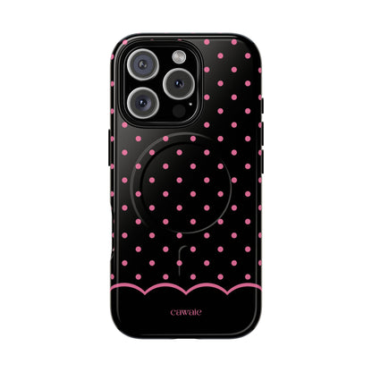 Midnight Polka Dot MagSafe iPhone Case