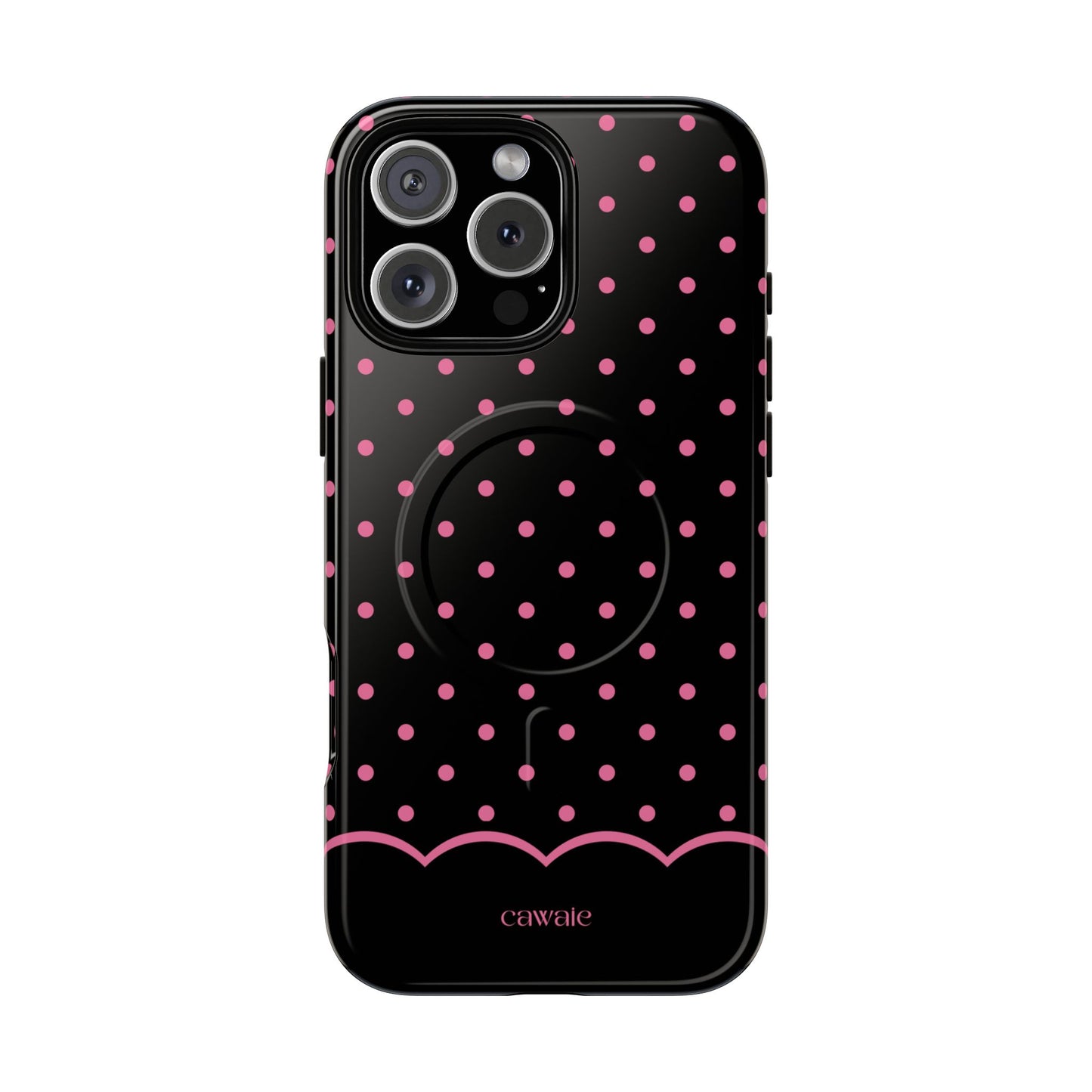 Midnight Polka Dot MagSafe iPhone Case