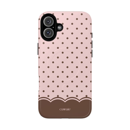 Praline Polka Dot MagSafe iPhone Case