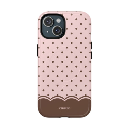 Praline Polka Dot MagSafe iPhone Case