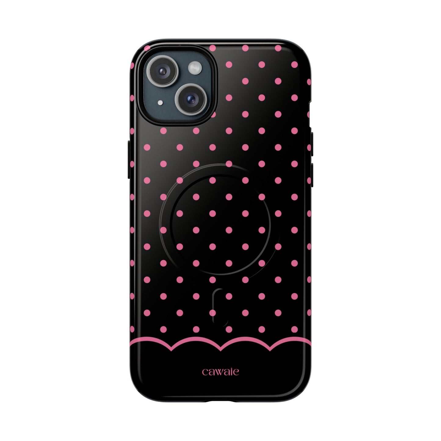 Midnight Polka Dot MagSafe iPhone Case