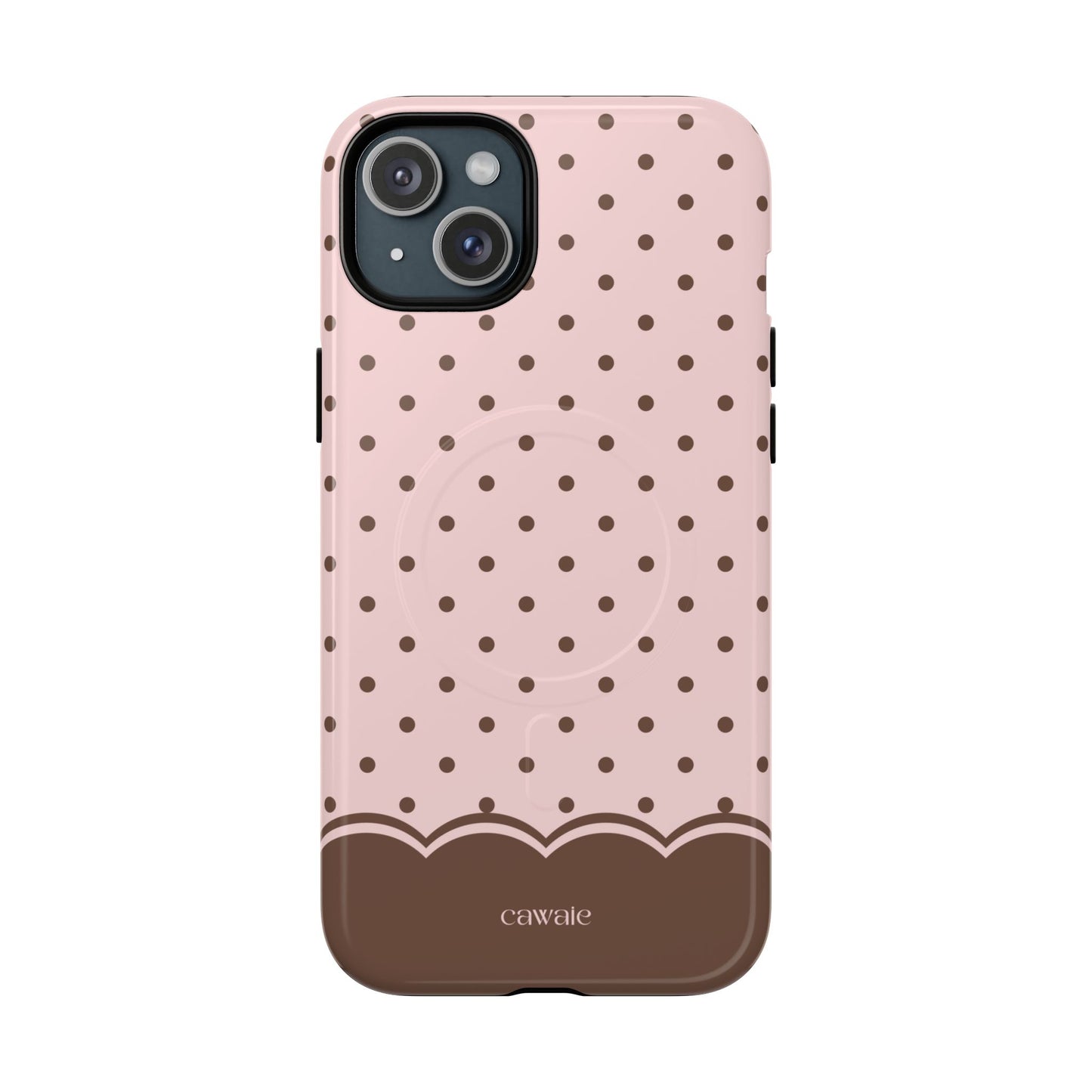 Praline Polka Dot MagSafe iPhone Case