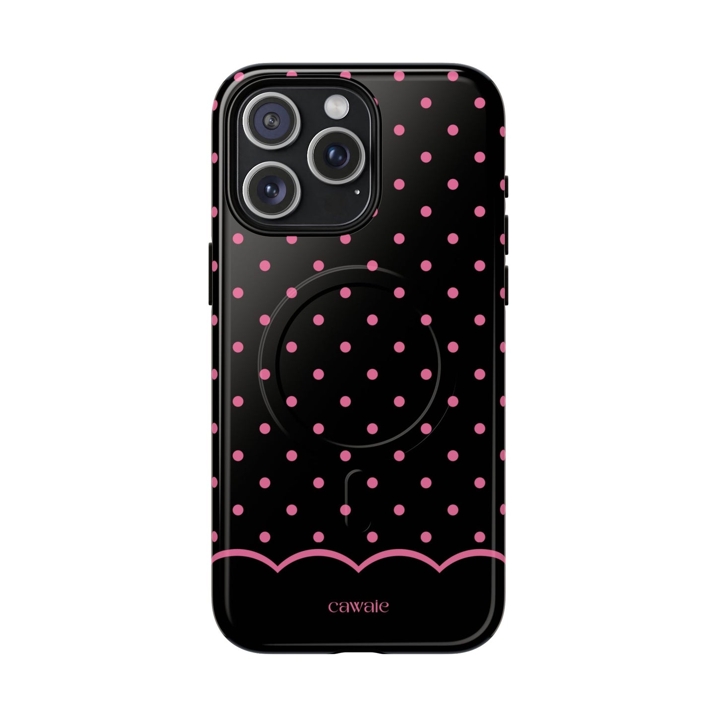 Midnight Polka Dot MagSafe iPhone Case