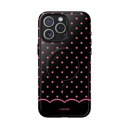 Midnight Polka Dot MagSafe iPhone Case