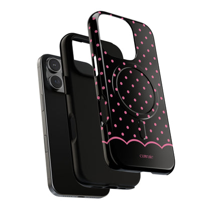 Midnight Polka Dot MagSafe iPhone Case