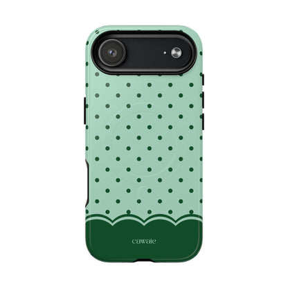 Cawaie Matcha Polka Dot MagSafe iPhone Case - Cute Aesthetic iPhone 17 Air Phone Case
