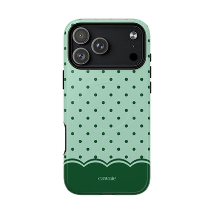 Cawaie Matcha Polka Dot MagSafe iPhone Case - Cute Aesthetic iPhone 17 Pro Max Phone Case